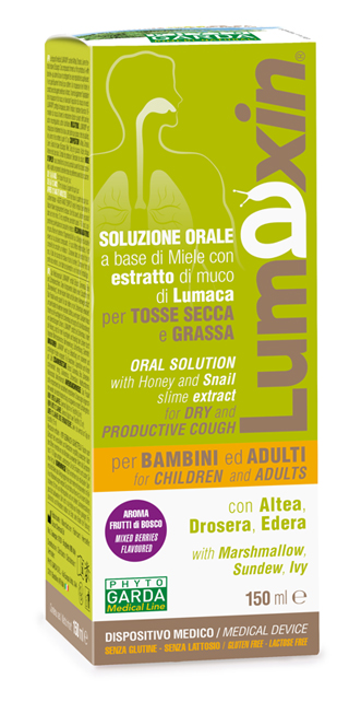 LUMAXIN DISPOSITIVO MEDICO SCIROPPO ADULTI/BAMBINI 150 ML - Farmacia De Pasquale