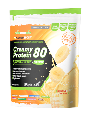 CREAMY PROTEIN 80 BANANA 500 G - Farmacia De Pasquale