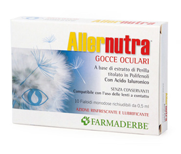 ALLER NUTRA GOCCE OCULARI MONODOSE 10 FIALOIDI MONODOSE RICHIUDIBILI DA 0,5 ML - Farmacia De Pasquale
