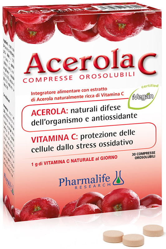 ACEROLA C 30 COMPRESSE OROSOLUBILI - Farmacia De Pasquale