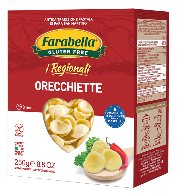 FARABELLA ORECCHIETTE I REGIONALI PASTA FRESCA STABILIZZATA 250 G - Farmacia De Pasquale