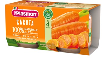 PLASMON OMOGENEIZZATO CAROTA 2 X 80 G - Farmacia De Pasquale