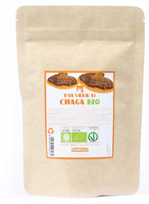 CHAGA POLVERE BIO 60 G - Farmacia De Pasquale