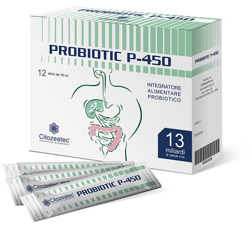 PROBIOTIC P-450 12 STICK MONODOSE 10 ML - Farmacia De Pasquale