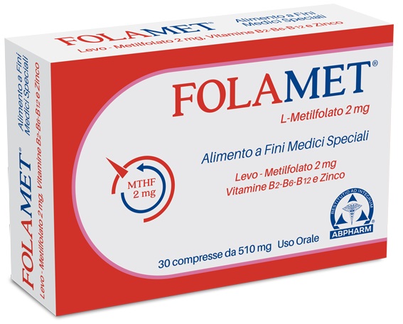 FOLAMET 30 COMPRESSE 500 MG - Farmacia De Pasquale