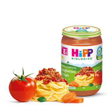HIPP BIO SPAGHETTINI AL RAGU' 220 G - Farmacia De Pasquale