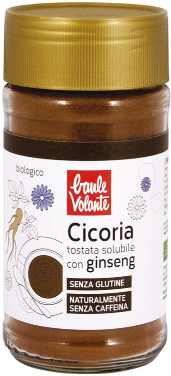 BAULE VOLANTE CICORIA TOSTATA SOLUBILE CON GINSENG 100 G - Farmacia De Pasquale