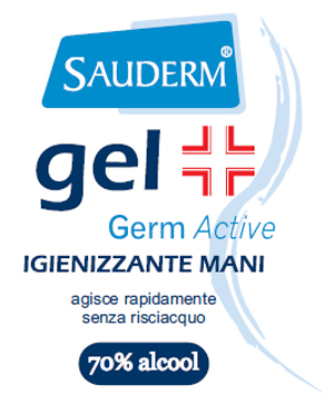 SAUDERM GEL GERM ACTIVE IGIENIZZANTE MANI 70% ALCOOL 100 ML - Farmacia De Pasquale