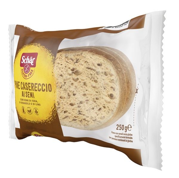 SCHAR PANE CASERECCIO AI SEMI SENZA LATTOSIO 250 G - Farmacia De Pasquale