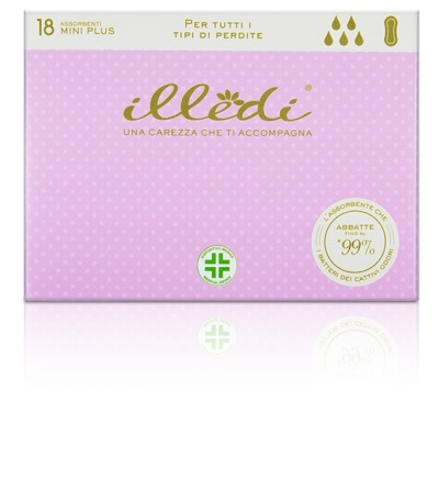 ILLEDI ASSORBENTI MINI PLUS 280 MM 18 PEZZI - Farmacia De Pasquale