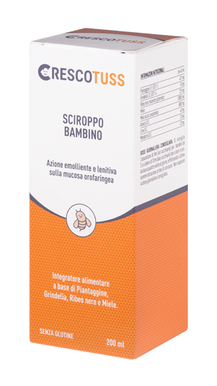 CRESCOTUSS SCIROPPO BAMBINO 200 ML - Farmacia De Pasquale