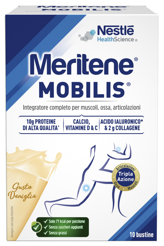 MERITENE MOBILIS GUSTO VANIGLIA 10 BUSTINE DA 21 G - Farmacia De Pasquale