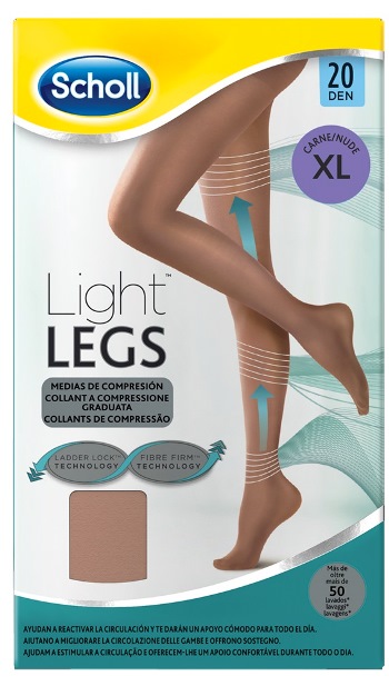 SCHOLL LIGHTLEGS 20 DENARI TAGLIA XL COLORE NUDE 1 PAIO - Farmacia De Pasquale
