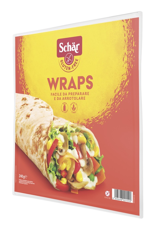 SCHAR WRAPS PIADINA ARROTOLABILE SENZA LATTOSIO 240 G - Farmacia De Pasquale