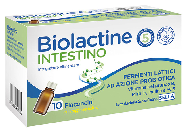 BIOLACTINE INTESTINO 5MLD 10 FLACONCINI 9 ML - Farmacia De Pasquale