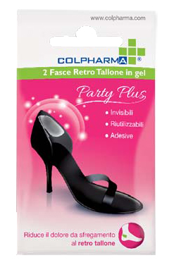 COLPHARMA PARTY PLUS FASCIA RETRO TALLONE IN GEL 2 PEZZI - Farmacia De Pasquale