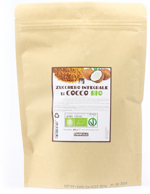 ZUCCHERO DI COCCO BIO 400 G - Farmacia De Pasquale