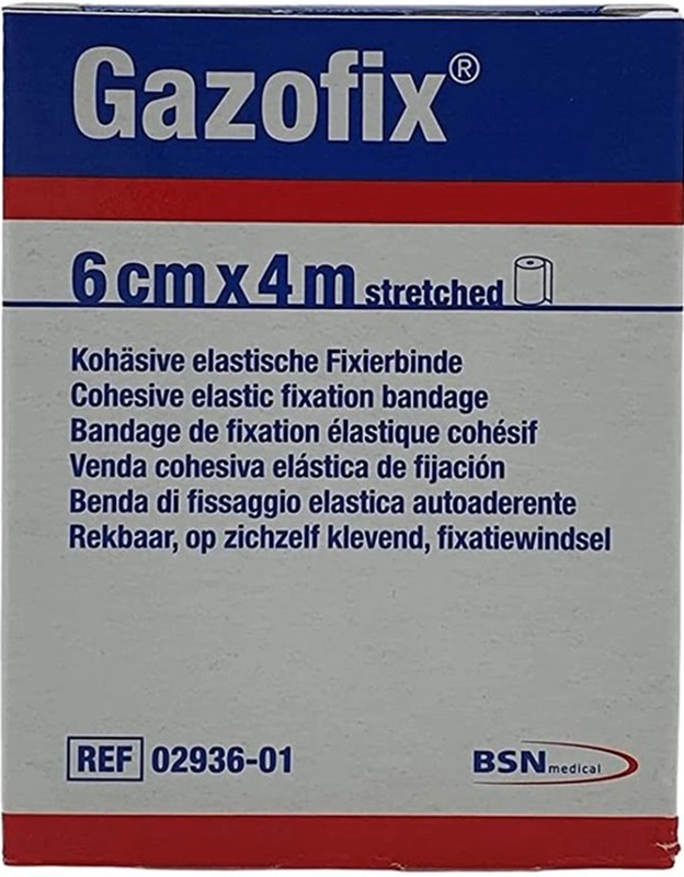 BENDA ELASTICA AUTOADESIVA GAZOFIX 6X400 CM - Farmacia De Pasquale