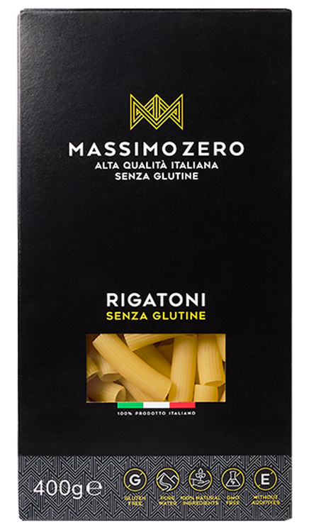 MASSIMO ZERO RIGATONI 400 G - Farmacia De Pasquale
