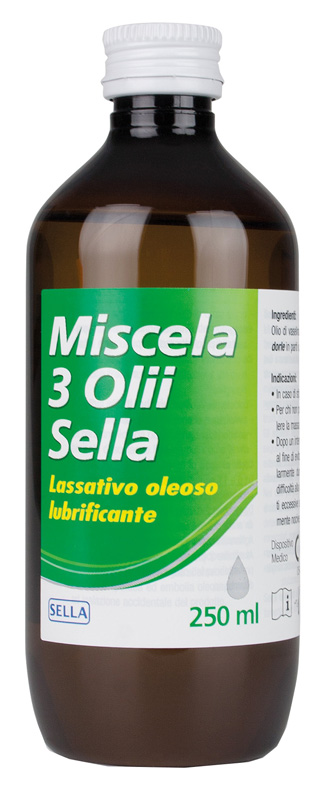 MISCELA 3 OLII LASSATIVO 250 ML MD - Farmacia De Pasquale