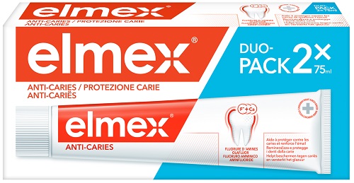 ELMEX PROTEZIONE CARIE 2 X 75 ML - Farmacia De Pasquale