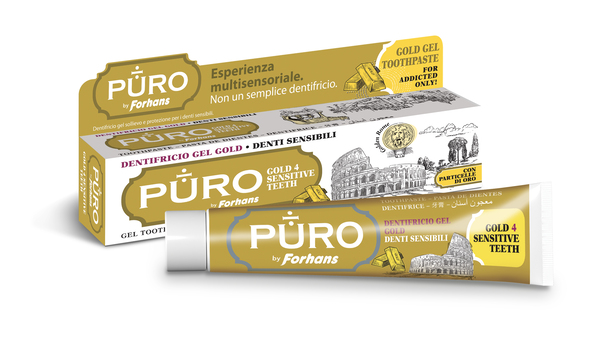 FORHANS GOLD4WHITE DENTIFRICIO 75 ML - Farmacia De Pasquale