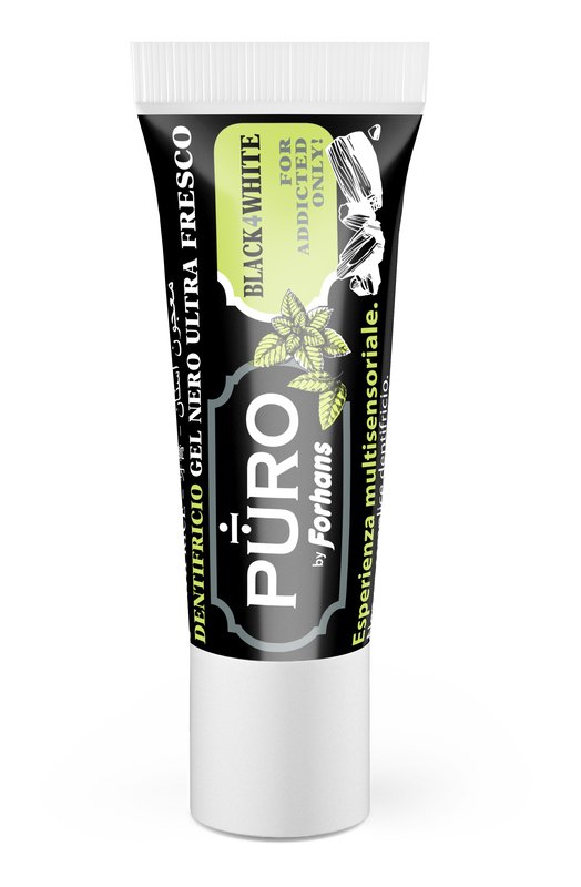 FORHANS BLACK4WHITE DENTIFRICIO 12 ML - Farmacia De Pasquale