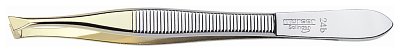 MORSER PINZETTA DORATA OBLIQUA DA 9 CM - Farmacia De Pasquale