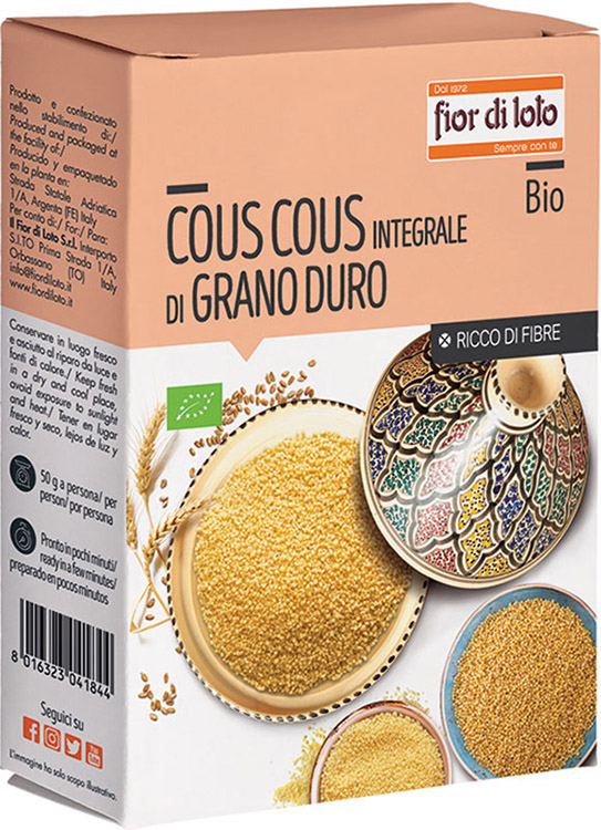 COUS COUS INTEGRALE GRANO DURO BIO 500 G - Farmacia De Pasquale