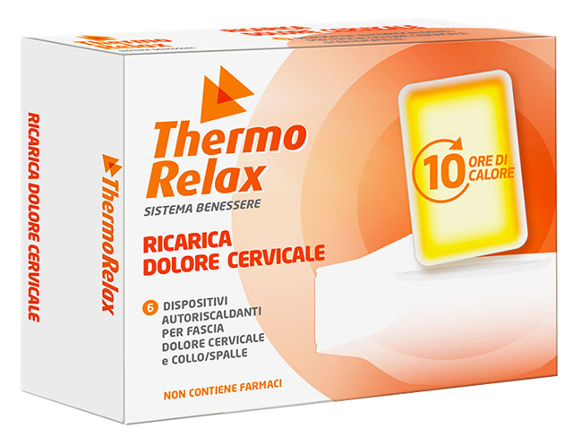 THERMORELAX RICARICA PER FASCIA DOLORE CERVICALE 6 DISPOSITIVI AUTORISCALDANTI - Farmacia De Pasquale
