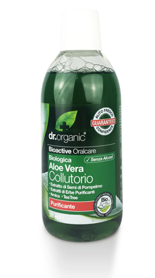 DR ORGANIC ALOE MOUTHWASH COLLUTORIO 500 ML - Farmacia De Pasquale