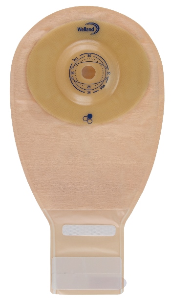 SACCA PER ILEOSTOMIA OPACA RITAGLIABILE WELLAND AURUM CONVEX ILEO MIDI DIAMETRO 13-48 MM INIZIO CONVESSITA' 48 MM 10 PEZZI - Farmacia De Pasquale