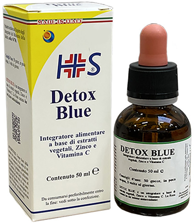 DETOX BLUE GOCCE 50 ML - Farmacia De Pasquale