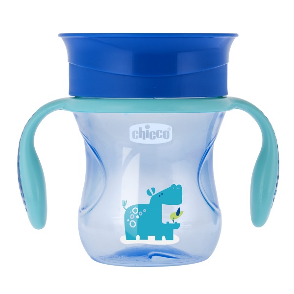 CHICCO TAZZA PERFECT 360 AZZURRA 12 MESI - Farmacia De Pasquale