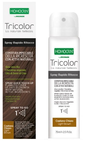 TRICOLOR SPRAY RITOCCO CASTANO CHIARO 75 ML - Farmacia De Pasquale