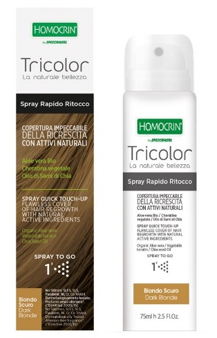 TRICOLOR SPRAY RITOCCO BIONDO SCURO 75 ML - Farmacia De Pasquale