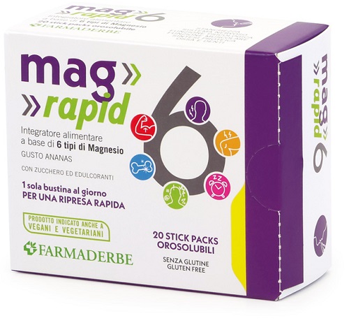 MAG 6 RAPID 20 STICK DA 1,5 G - Farmacia De Pasquale