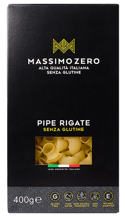 MASSIMO ZERO PIPE RIGATE 400 G - Farmacia De Pasquale
