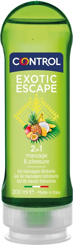 CONTROL GEL PER MASSAGGI EXOTIC ESCAPE 200 ML - Farmacia De Pasquale