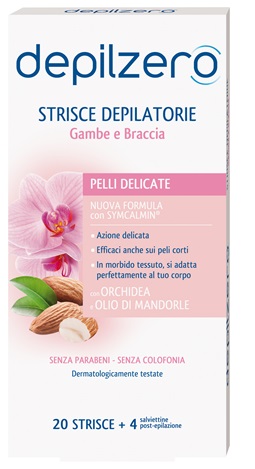 DEPILZERO STRISCE GAMBE BRACCIA 20 PEZZI - Farmacia De Pasquale