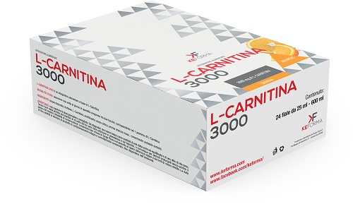 L CARNITINA 3000 MG 24 FLACONCINI 25 ML ARANCIA - Farmacia De Pasquale