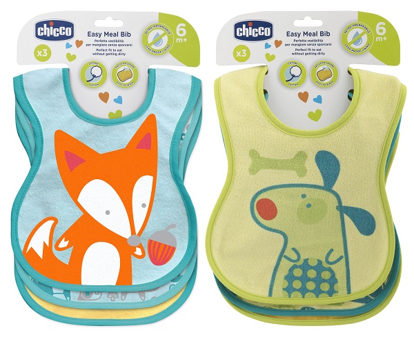 CHICCO BAVAGLINE PAPPA 6M+ 3PZ NEUTRE - Farmacia De Pasquale