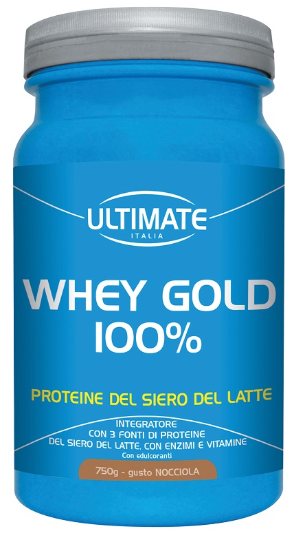 ULTIMATE WHEY GOLD 100% NOCCIOLA 750 G - Farmacia De Pasquale