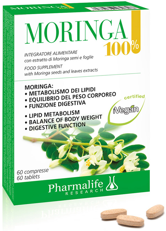 MORINGA 100% 60 COMPRESSE - Farmacia De Pasquale
