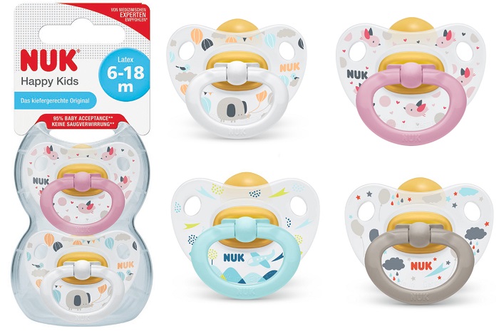 NUK SUCCHIETTO HAPPY KIDS LATTICE 6-18 MESI 2 PEZZI - Farmacia De Pasquale