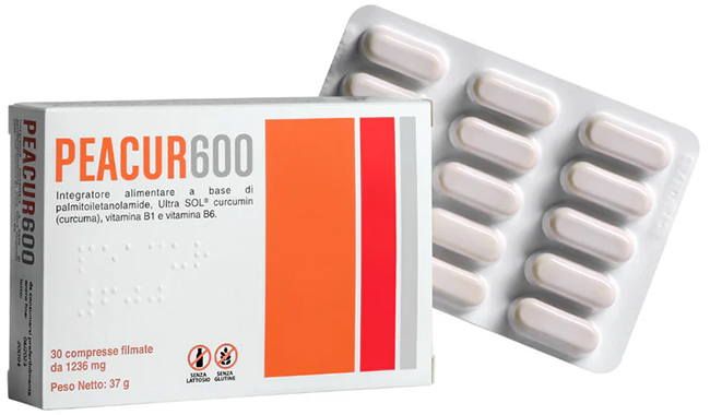 PEACUR 600 30 COMPRESSE 36 G - Farmacia De Pasquale