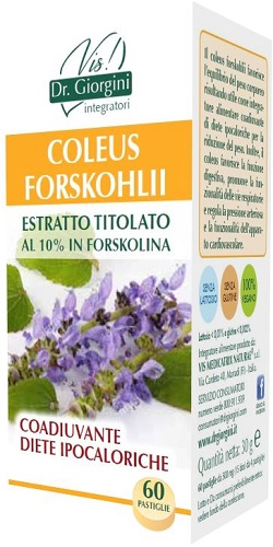 COLEUS FORSKOHLII ESTRATTO TITOLATO 60 PASTIGLIE - Farmacia De Pasquale