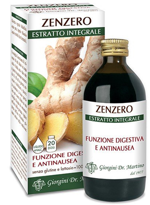 ZENZERO ESTRATTO INTEGRALE 200 ML - Farmacia De Pasquale