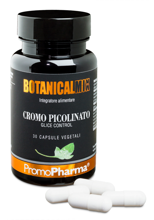 CROMO PICOLINATO GLICE CONTROL BOTANICAL MIX 30 CAPSULE - Farmacia De Pasquale