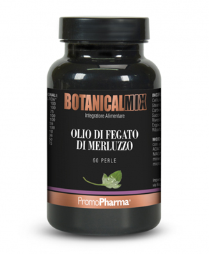 OLIO DI FEGATO DI MERLUZZO BOTANICAL MIX 60 PERLE - Farmacia De Pasquale